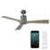 54" Aviator 3 - Blade Outdoor/Indoor Smart Propeller Ceiling Fan with Wall Control, Works With Alexa and iOS or Android App