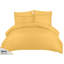 Luxury Double Brushed Microfiber Reversible Duvet Cover Set with Zipper Closure and Corner Ties-122504318