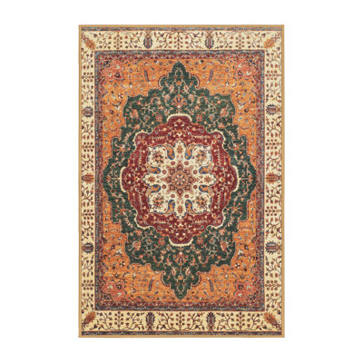 Tapis décoratif multicolore à motif abstrait