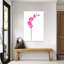 Pink Orchid Elegance Delicate Vibrant Abstract Orchid Flower Nature Wall Art Print 1 Piece Wrapped Canvas Wall Art-1583155371