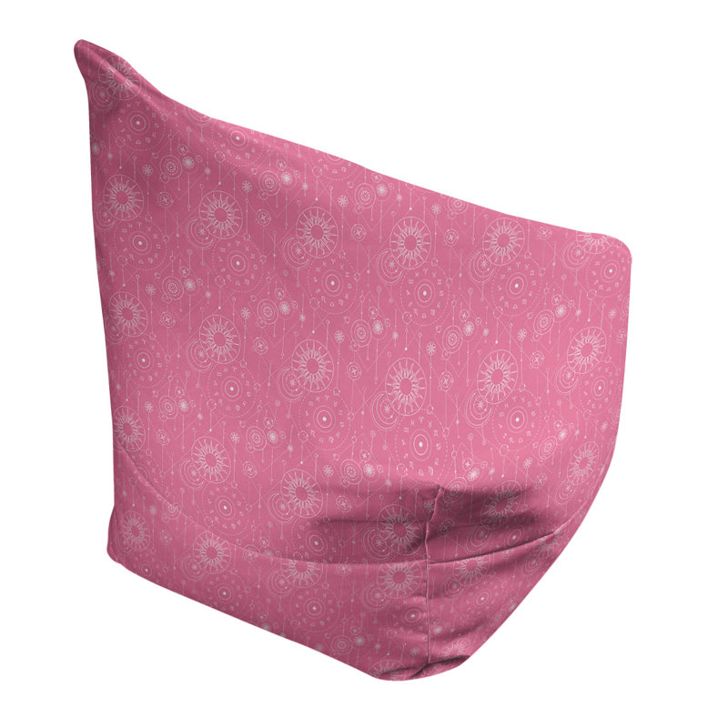 Fauteuil à billes standard & Leffel, H 86 po x l 27 po x P 43 po, Rose, Pas de bourre