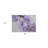 2' X 3' Purple Abstract Washable Non Skid Indoor Outdoor Area Rug