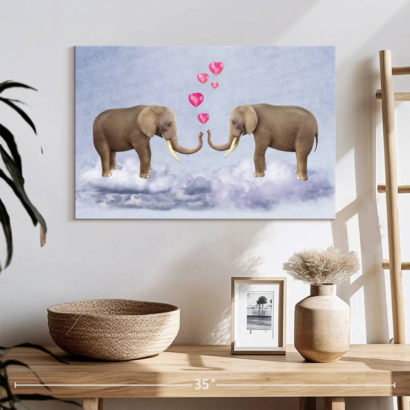 «Hardie Elephant Love», H 16 po x l 24 po