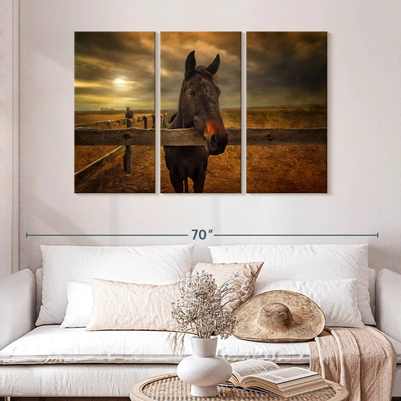 Farm Horse, 32" H x 50" W