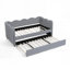 Lit de jour avec couchette sans sommier nécessaire port USB Tissu en forme de vague adorable-1720138523