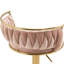 Tabouret de bar pivotant avec dossier Ginko-882844512-879315310