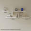 Tablette murale flottante en bois massif-221220154