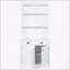 Versatile Tall Bookshelf with LED Lighting and Rich Storage, Ideal for  Spaces