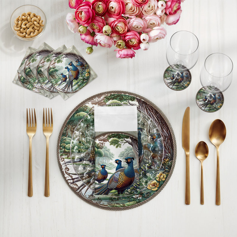 Vegan Leather Round Placemats