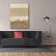  «Tribal Sign 1» par Alonzo Saunders, art mural sur toile, 40 po x 54 po