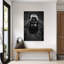 Man With Cat Eyes Contemporary Cat Wall Art Print 1 Piece Wrapped Canvas Wall Art-1405845469