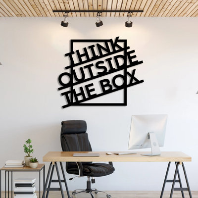 Think Outside The Box Wall Art