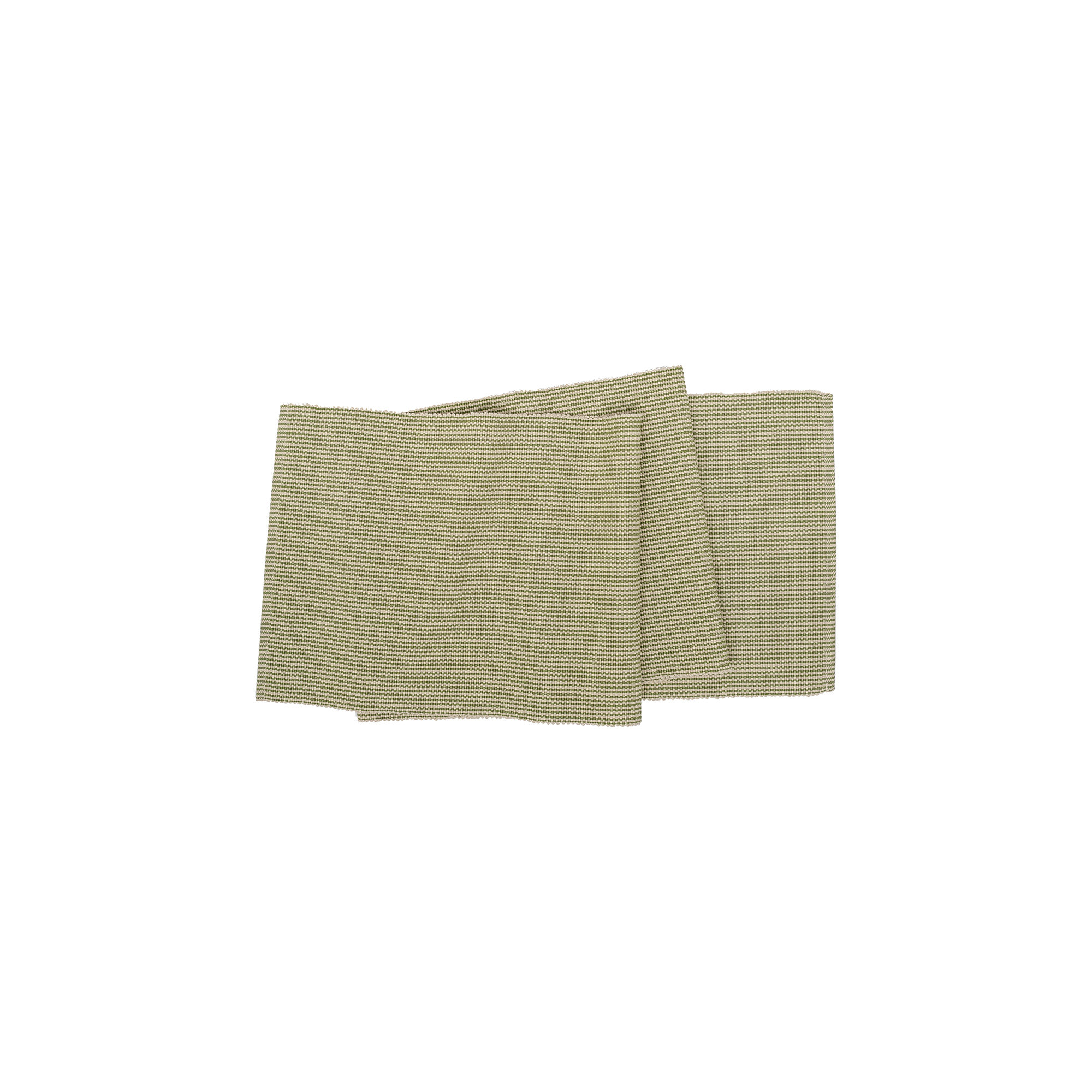 Gilmour Port Stripe Cotton Table Runner, Green