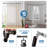Isaias Steel Adjustable Double Curtain Rod-943039143-943039140