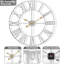 Horloge murale 12 po -263873199-263873201