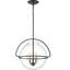 Luminaire suspendu sphère 3 lumières