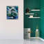«Dance of the Dolphins» par Carol Cavalaris, art mural sur toile-806611528