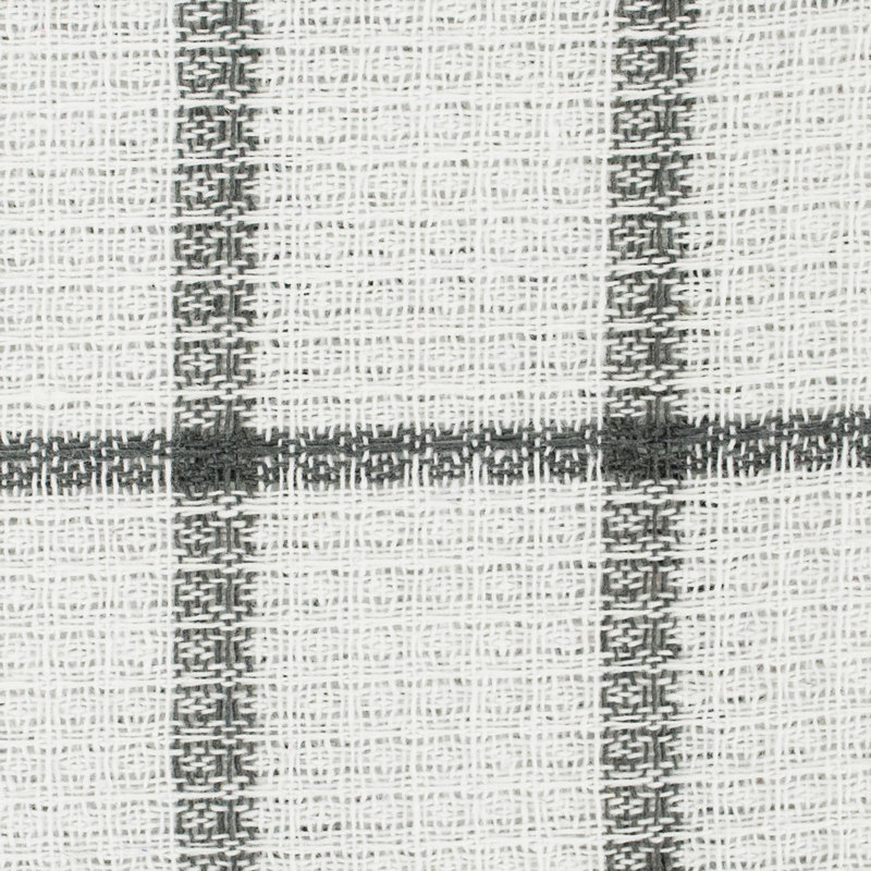 Cotton Plaid Jacquard Dish Cloth Kitchen Towel, Gray