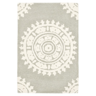 Camisa Hand Tufted Wool & Viscose Pile Geometric Rug