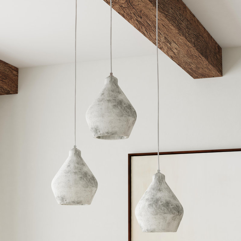 Jerry 1-Light Gray Concrete Pendant