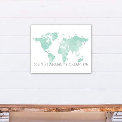 « rêve big map », art sur toile