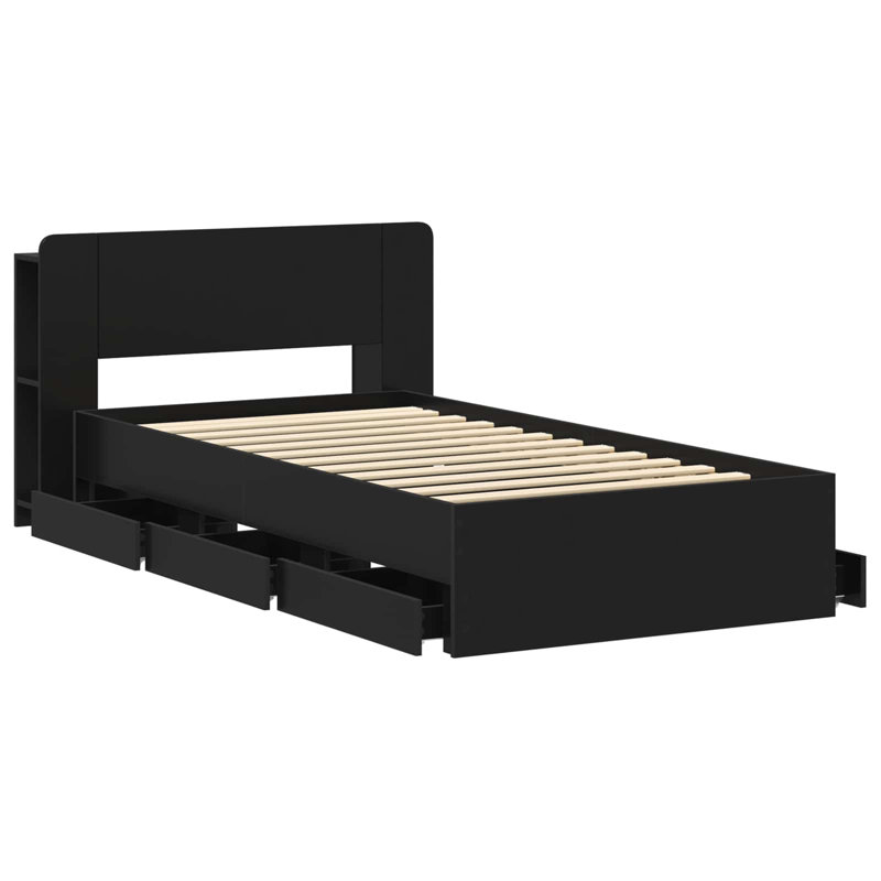 Bed, Black, Small Single (2'6)