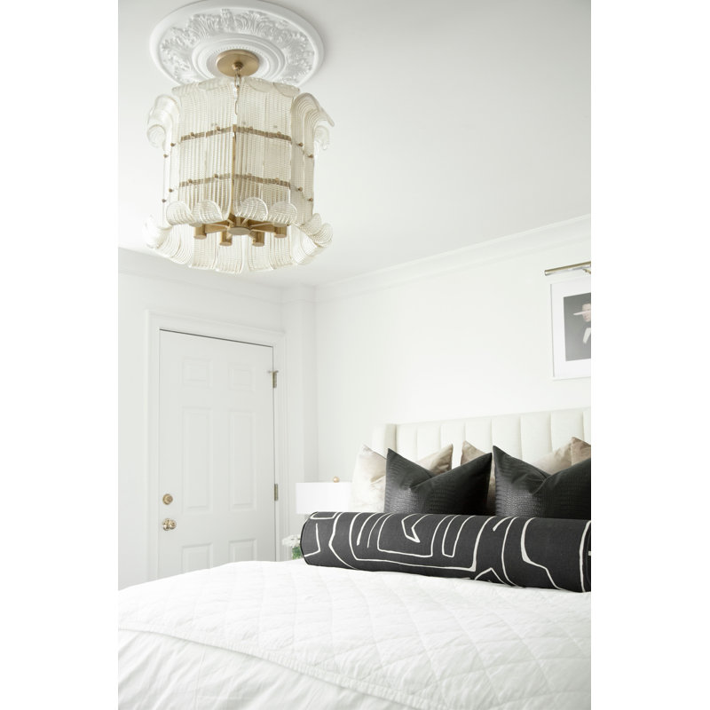 Brasher 8 - Light Chandelier, Aged Brass