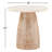 Evylene Marble Top End Table