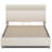 Bed Frame with Headboard, Platform Bed with Thickened Metal Frame, Lift Up Storage Bed with Motion Sensor Light, No Box Spring Needed-2012547302