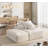 Chenille Sectional Sofa with 2 Pillows-2070002304