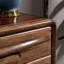 Commode d'appoint moderne simple en noyer noir