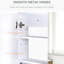 Double Door Bathroom Cabinet - 31.5"x23.5", Design, Ample Space, Quiet Hinges, White Mirror 31.5"x23.5" Modern Decor, Sufficient Storage Area,