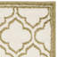 Tapis géométrique ivoire / vert clair Ammundsen-1067683228