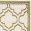 Tapis géométrique ivoire / vert clair Ammundsen-1067683229