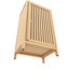 Armoire de rangement en bambou avec tablette et ensemble anti-basculement Rinvkora