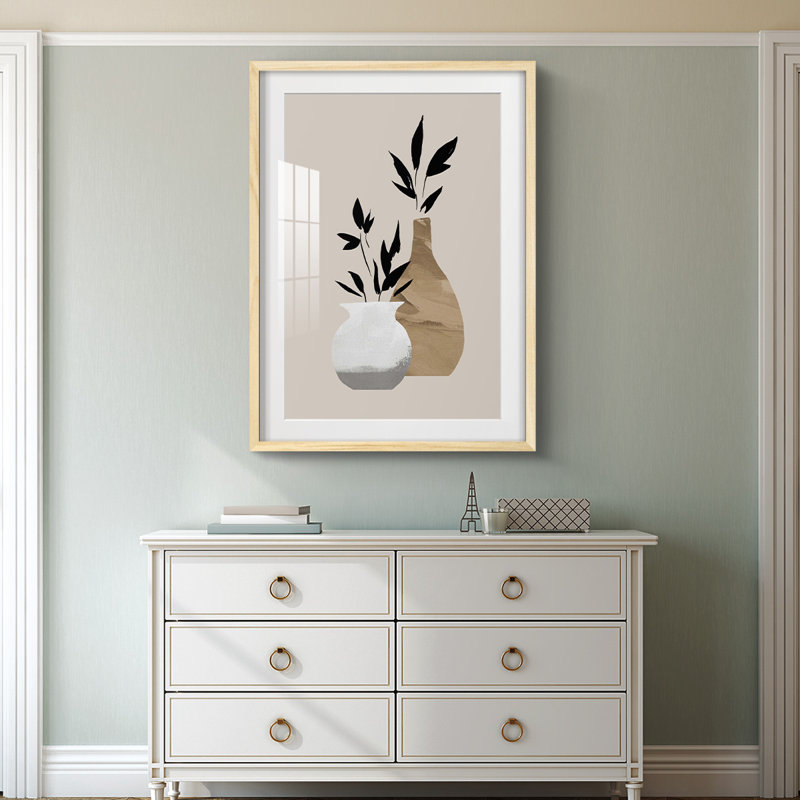 Marble VI - toile tendue avec châssis, Naturel, H 28,5 po x l 20,5 po