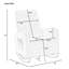 Fauteuil berçant à haut dossier Chrisann-651613248