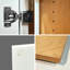 Armoire murale à double porte avec tablettes réglables pour la cuisine, la buanderie et la salle de bain - l 24 po x P 36 po, bois laqué blanc, tiroir, charnières à fermeture en douceur, 2 portes faciles à nettoyer et salle de bain design, clic,