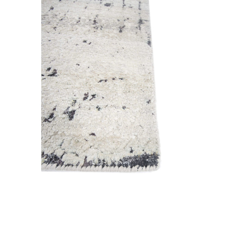 Contemporary One-of-a-Kind Rectangle 9' X 12' Hand Knotted Area Rug