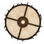 Luminaire suspendu cylindrique 10 lumières Rama