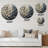 Seth - Abstract Round Metal Art-880669082