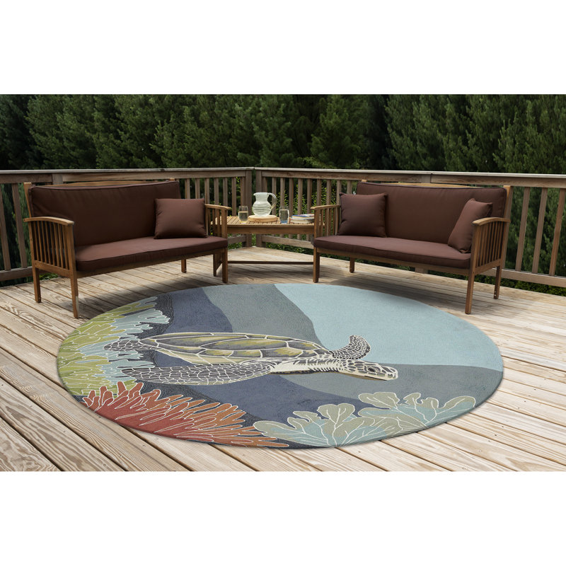 Hemsworth Indoor / Outdoor Rug, Round 8'