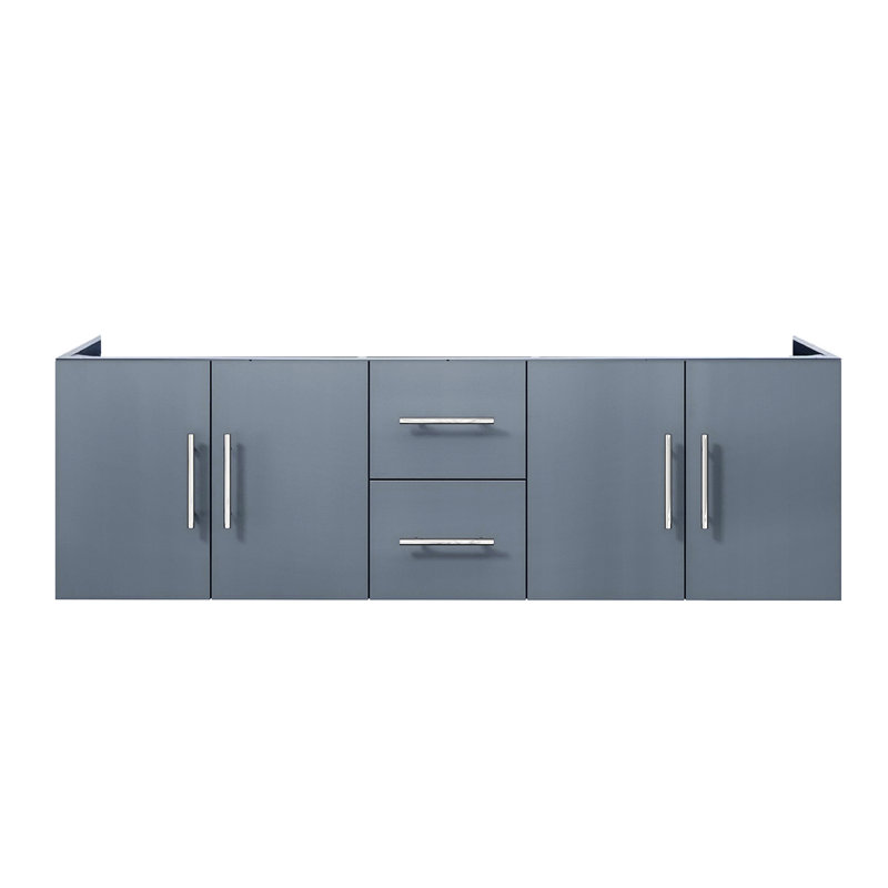 Double Bath Vanity 60 In. W X 22 In. D, Gray