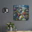  «Sea Life 1» par Alonzo Saunders, art mural en métal, 24 po x 24 po-427340336