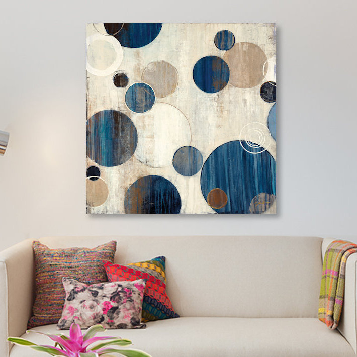 «Cool Bubbles», reproduction sur toile, H 48 po x l 48 po x P 1,5 po, Pas de tapis, Toile tendue