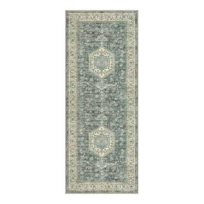 Tapis de couloir antidérapant Boho