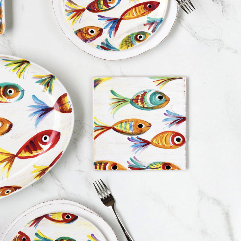 Sous-plat Pesci Colorati