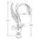Modern Bathroom Sink Faucet Swan Two Handle Single Hole Basin Barss Mixer Tap