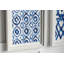 Sculptures murales modernes bleues et blanches suspendues - ensemble de 2 décorations d'art abstrait pour la maison - 12,5 po x 24,5 po | Idée de cadeau