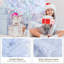 Arbre de Noël artificiel en PVC avec extrémités de branches irisées et base en métal, blanc-1544893930